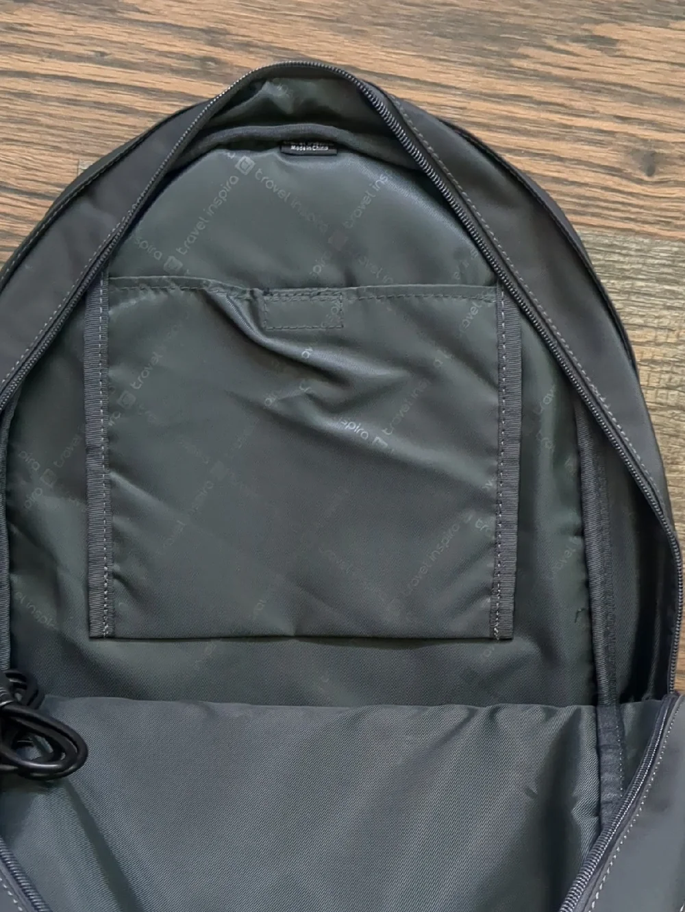 Mens Black Gray Laptop Travel Backpack by Inspira, NEW, nwt